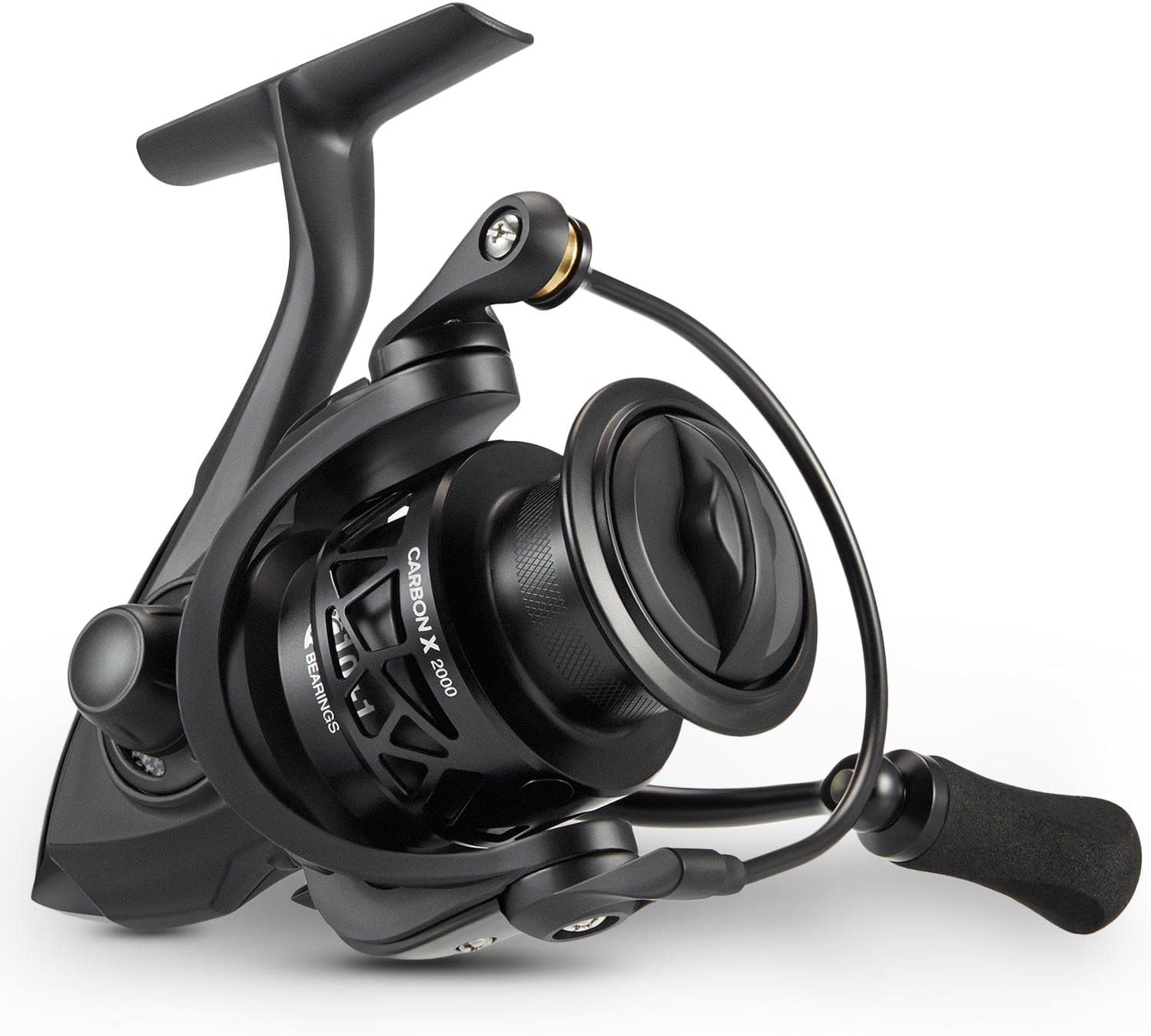 Piscifun Carbon X Spinning Reels, Light to 5.1oz, Carbon Frame and Rotor, 33LBs Max Drag, 10+1 Shielded BB, 5.2:1/6.2:1 High Speed Gear Ratio, Smooth Powerful Saltwater Freshwater Spinning Reel