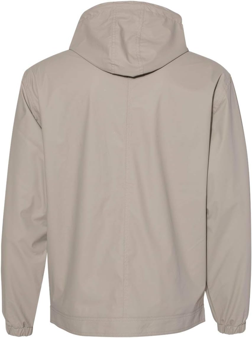 Vintage Hooded Rain Jacket XL Navy - Image 2